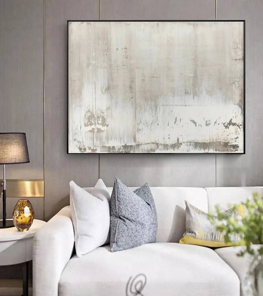 Landscape Hand-painted Abstract Canvas Wall Art for Office 4FBUR